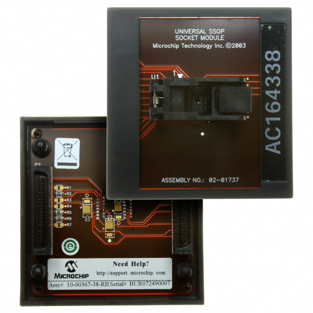 AC164338 Microchip Technology  Adaptateurs de programmation Sockets